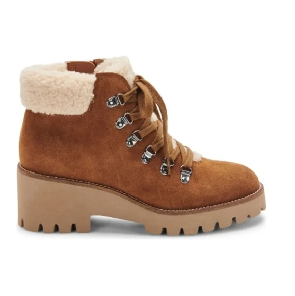 BLONDO Devin Camel Suede Waterproof Bootie - Picture 4 of 14